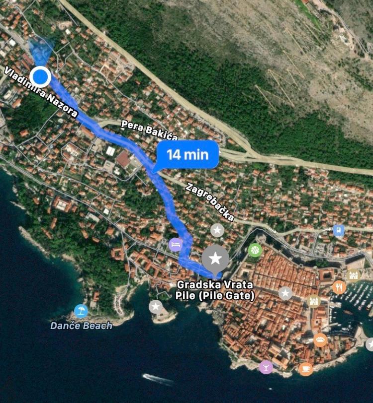Apartment Ana Dubrovnik Eksteriør bilde